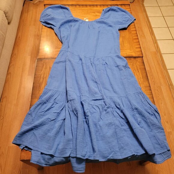 Lilly Pulitzer Sunwashed Blue Zemini Maxi Coverup - Picture 5 of 12